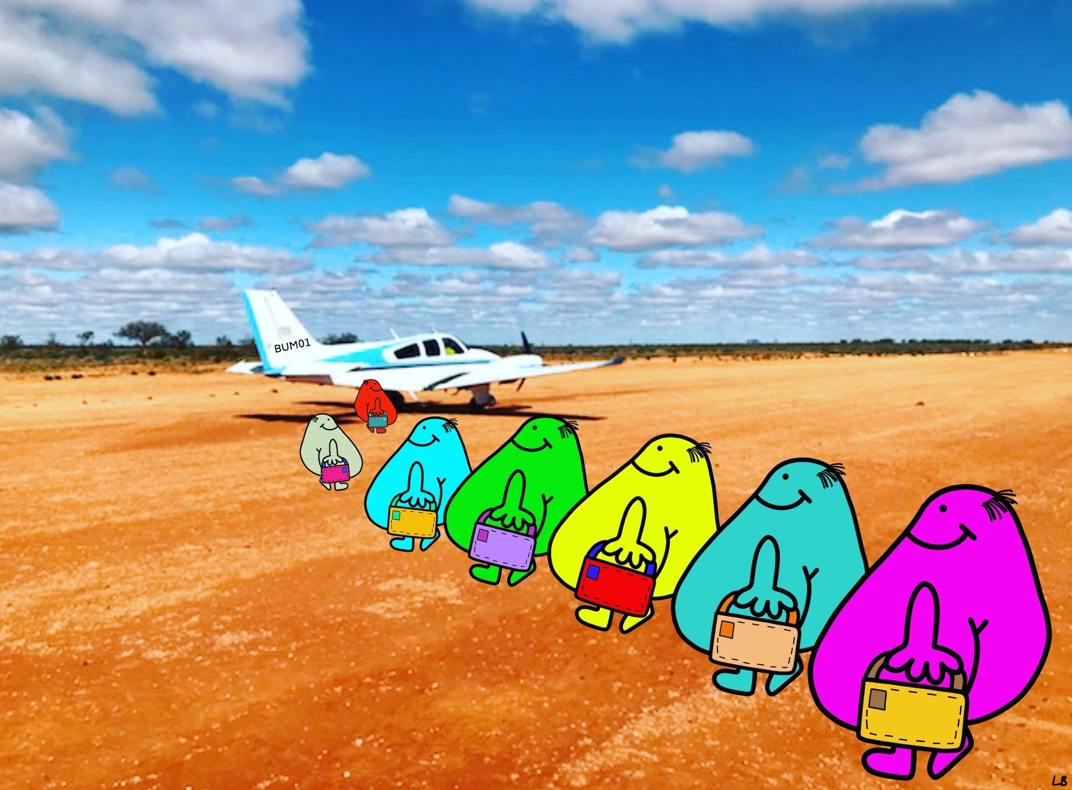 Fly-in fly-out 🍑